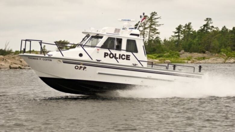 The Ontario Provincial Police marine unit helped with the search. 