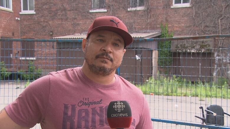 John Tessier, a co-ordinator for the Open Door day shelter, says moving the people to another neighbourhood is not a solution.