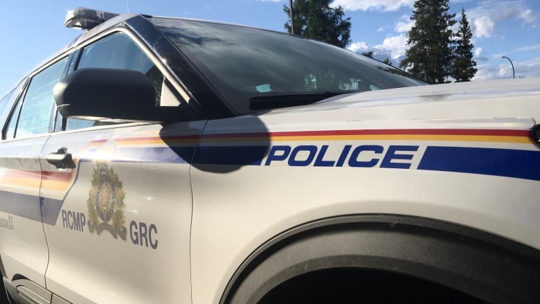 An RCMP cruiser in Yellowknife on July 30, 2021. 