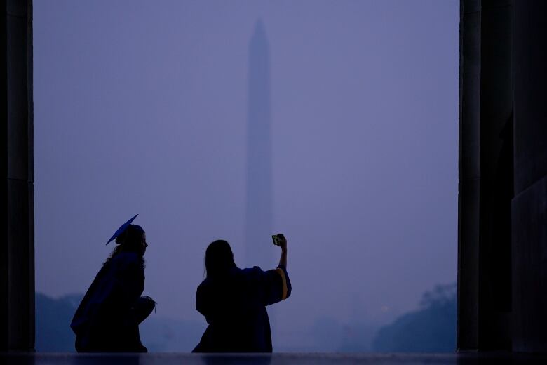 Silhouette of women