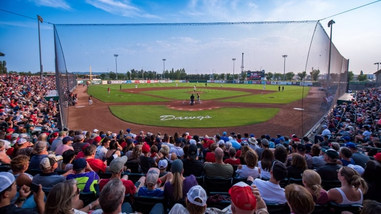 A baseball pitch is pictured.