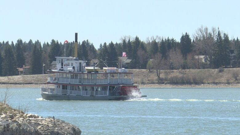 A boat is pictured.