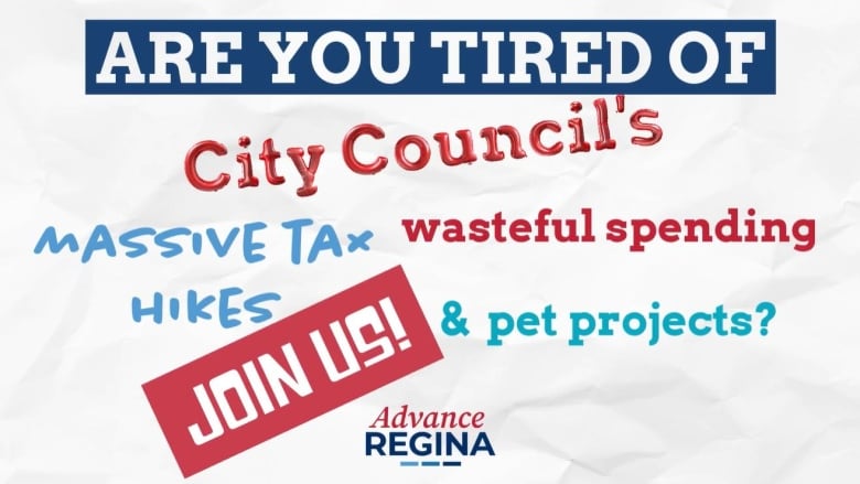 The people behind the website Advance Regina are trying to influence the next municipal election. They're also trying to remain anonymous. 